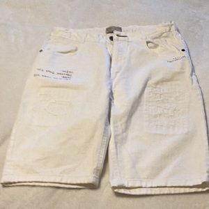 Zara Boys White Shorts